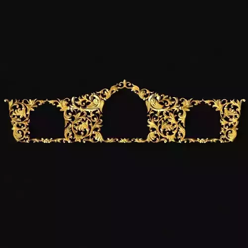 Central decor ornament for furniture