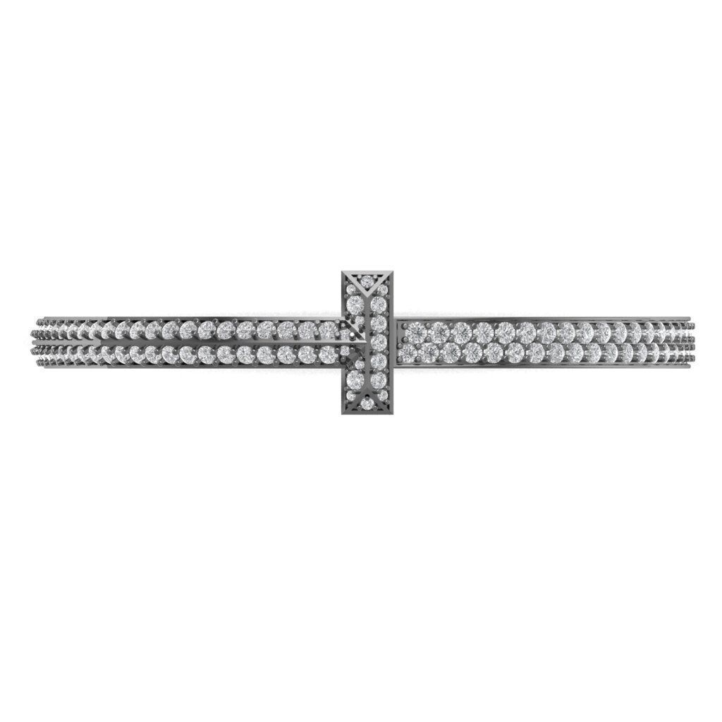 Tiffany Diamond Bracelets 3D print model_4
