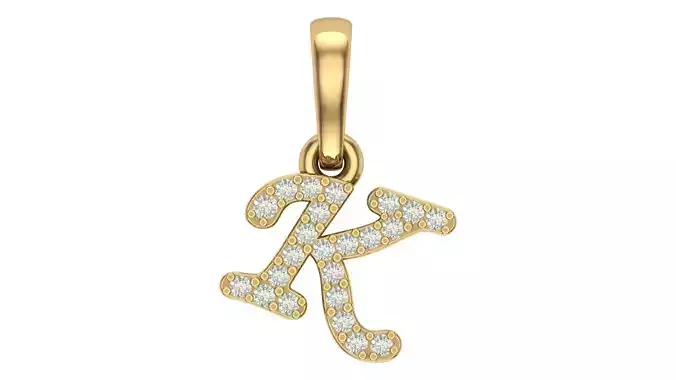 Alphabet Latter hiphop Pendent