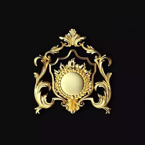 Central decor ornament for furniture