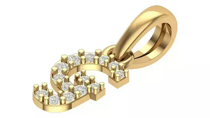 Alphabet Latter hiphop Pendent