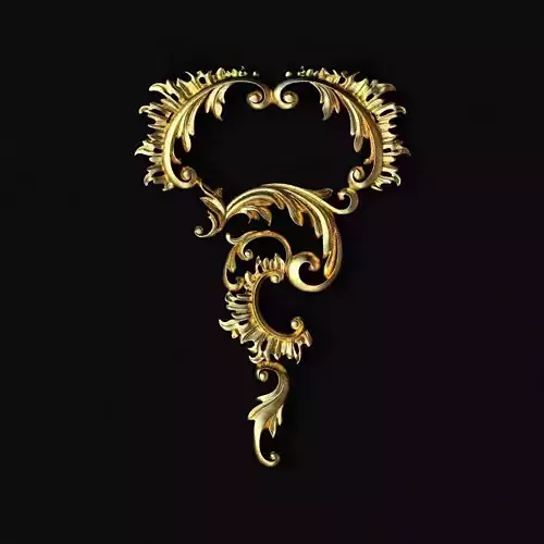 Central decor ornament for furniture