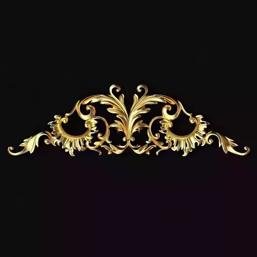 Central decor ornament for furniture