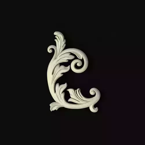 Central decor ornament for furniture