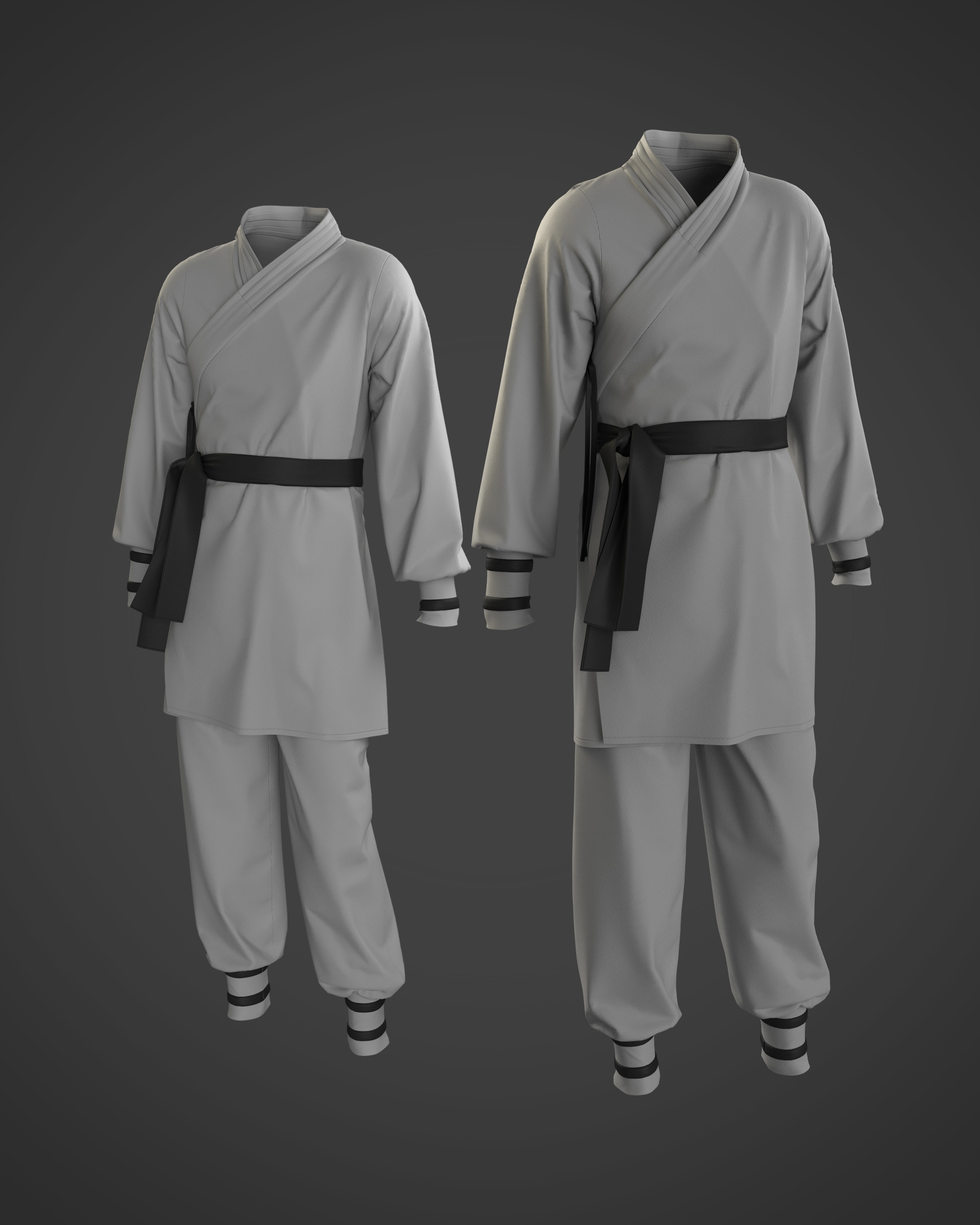 10 KARATE GI 3D model_16