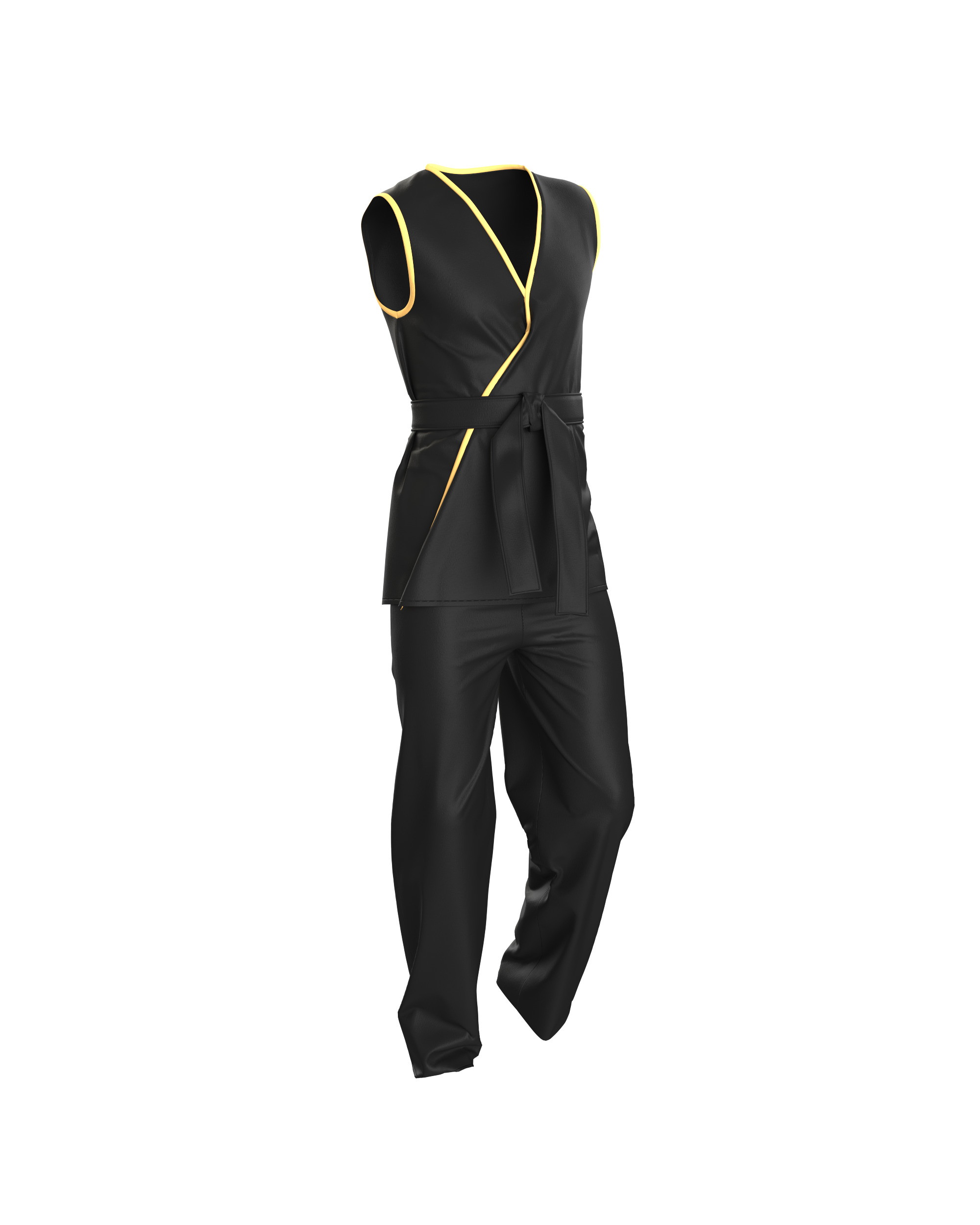 10 KARATE GI 3D model_11