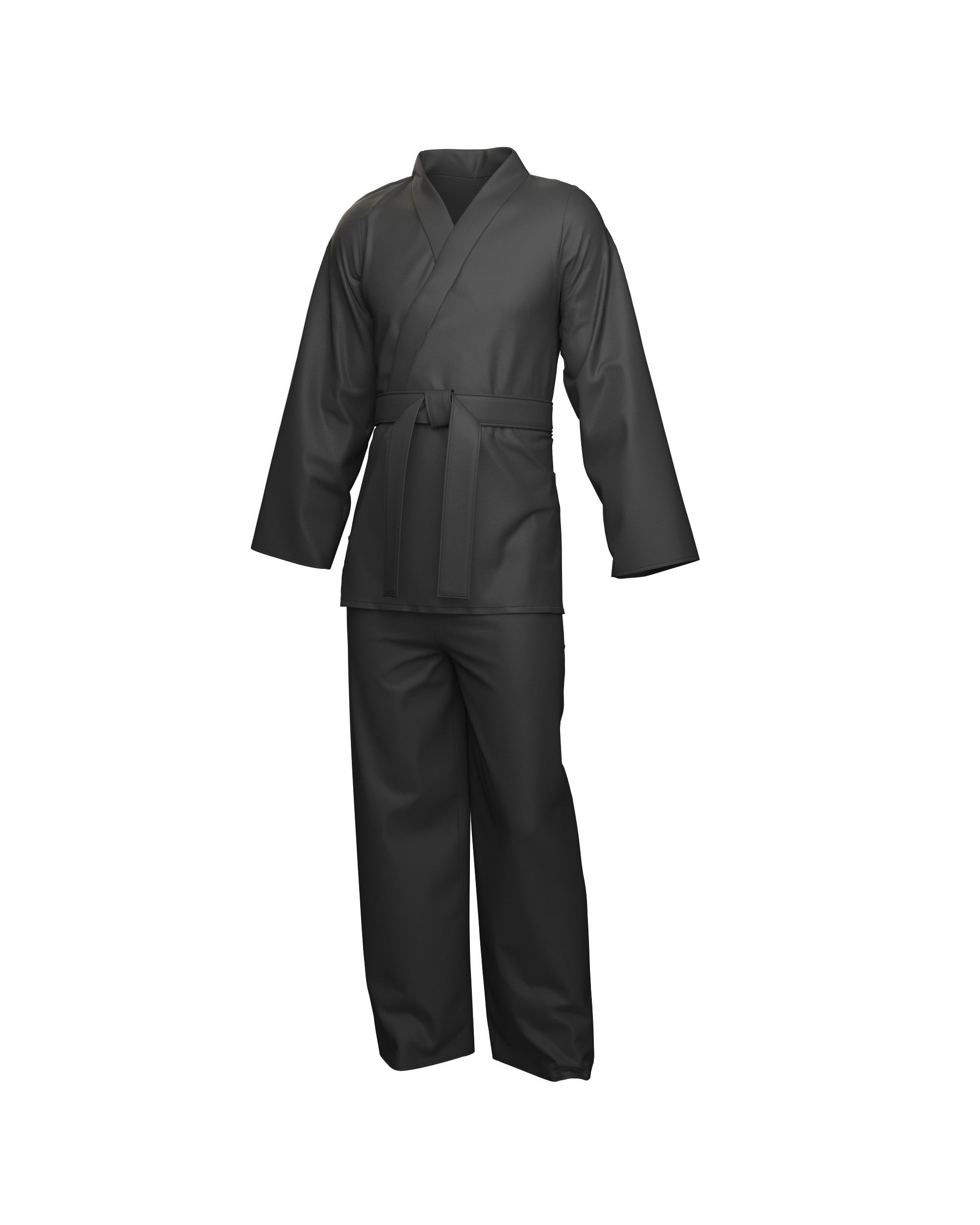 10 KARATE GI 3D model_5