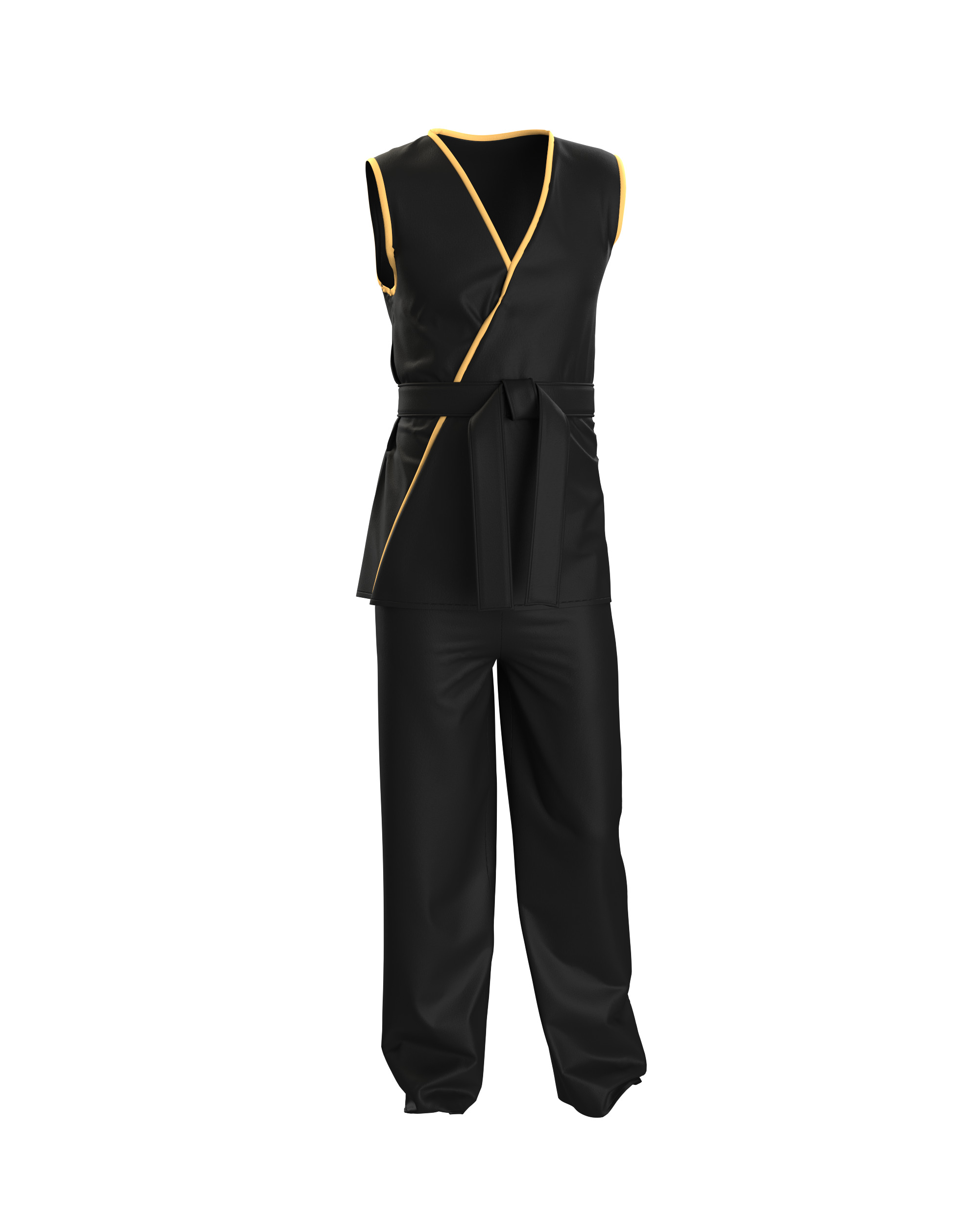 10 KARATE GI 3D model_13