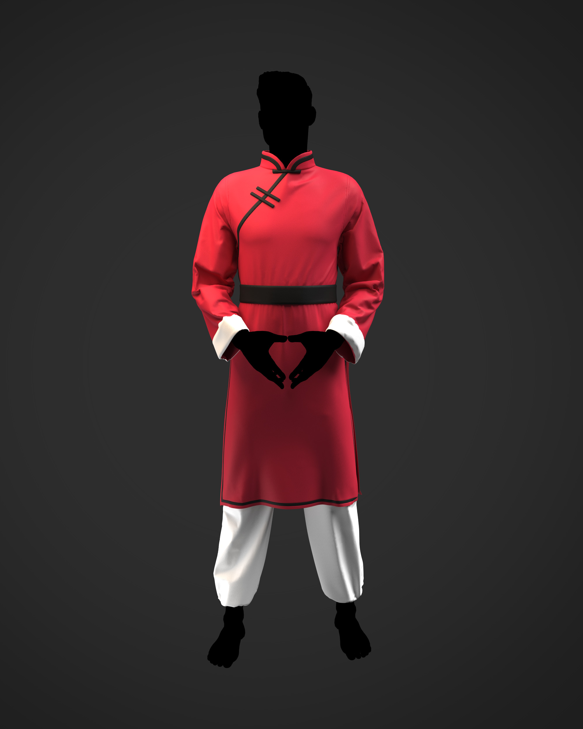 10 KARATE GI 3D model_8