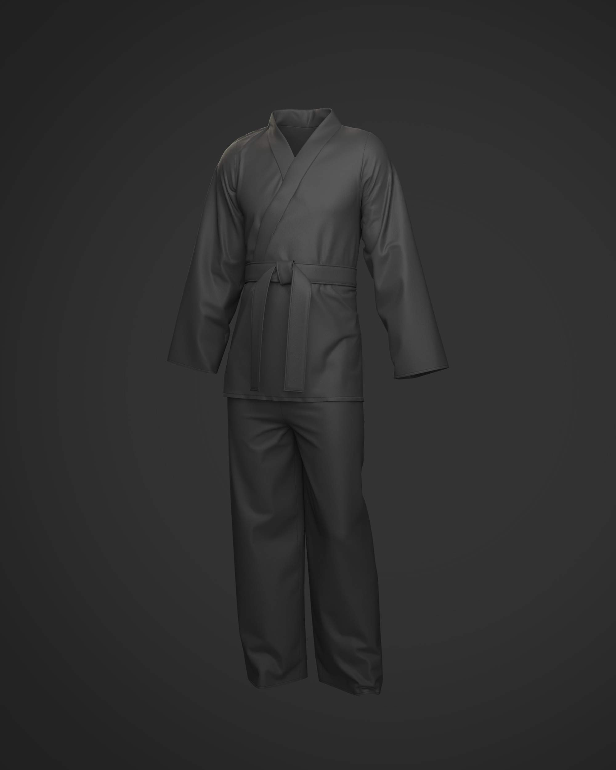 10 KARATE GI 3D model_9