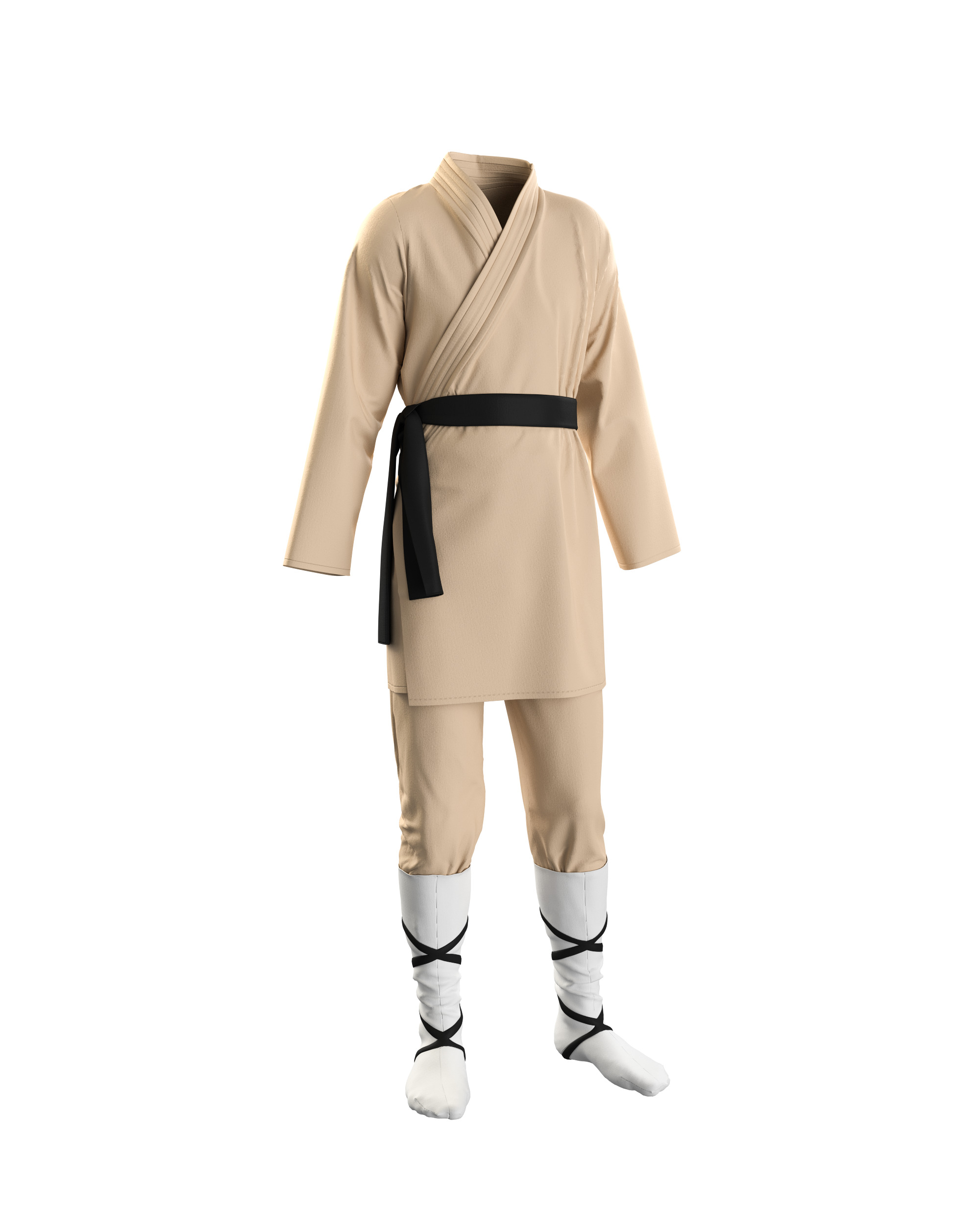 10 KARATE GI 3D model_3