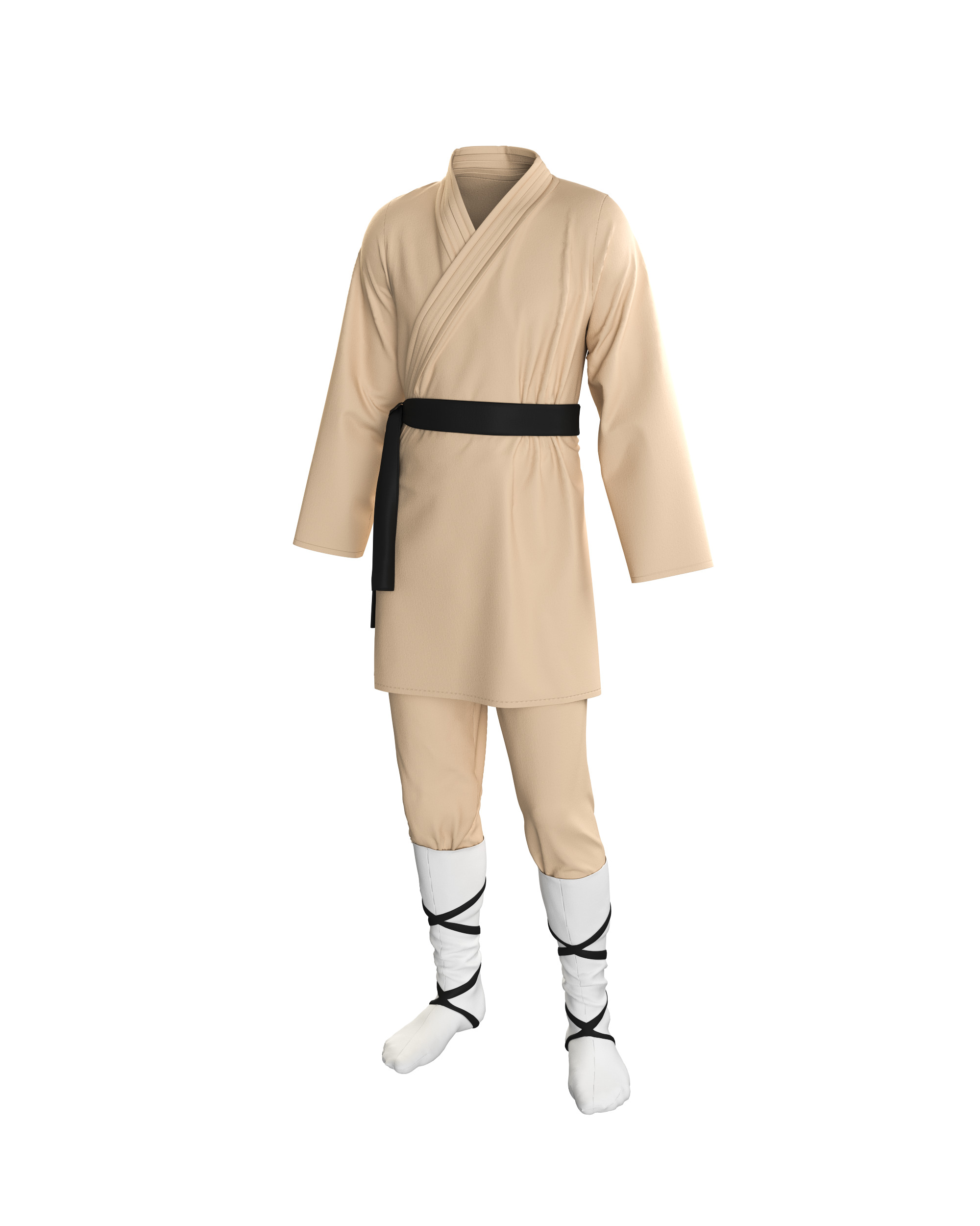 10 KARATE GI 3D model_2