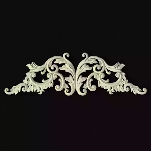 Central decor ornament for furniture