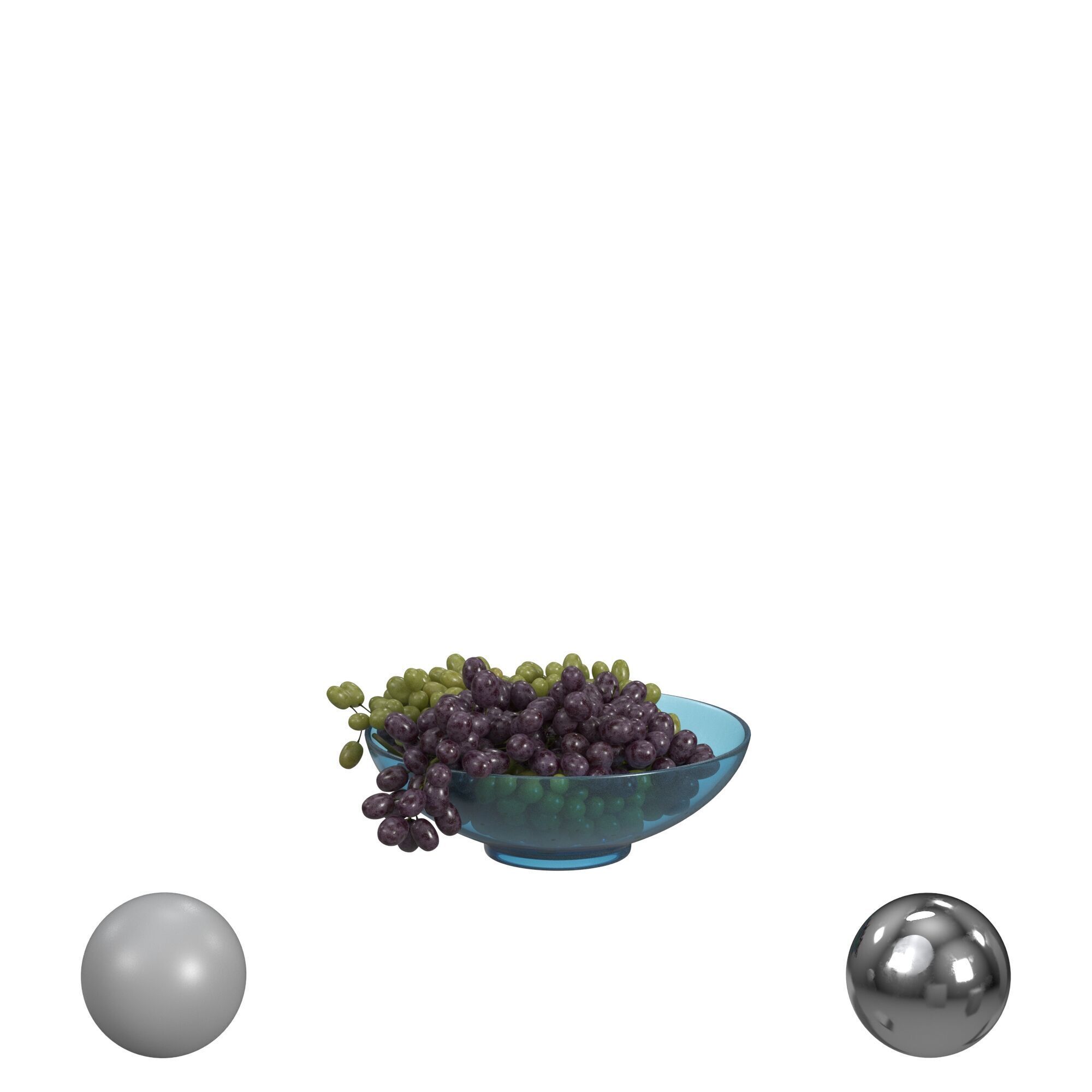 grapes decor 3D model_1