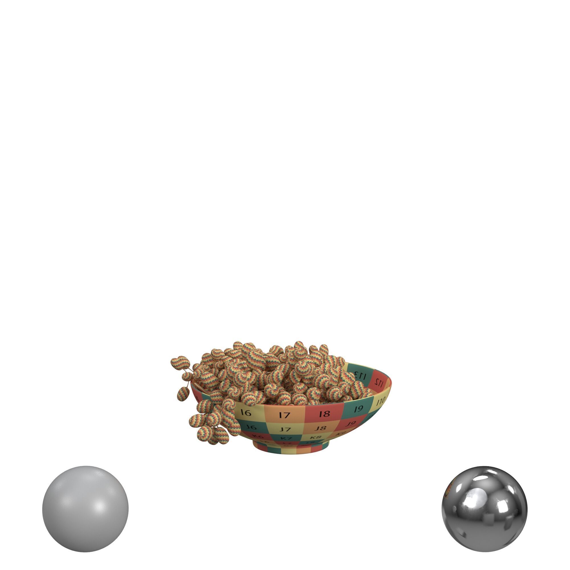 grapes decor 3D model_2