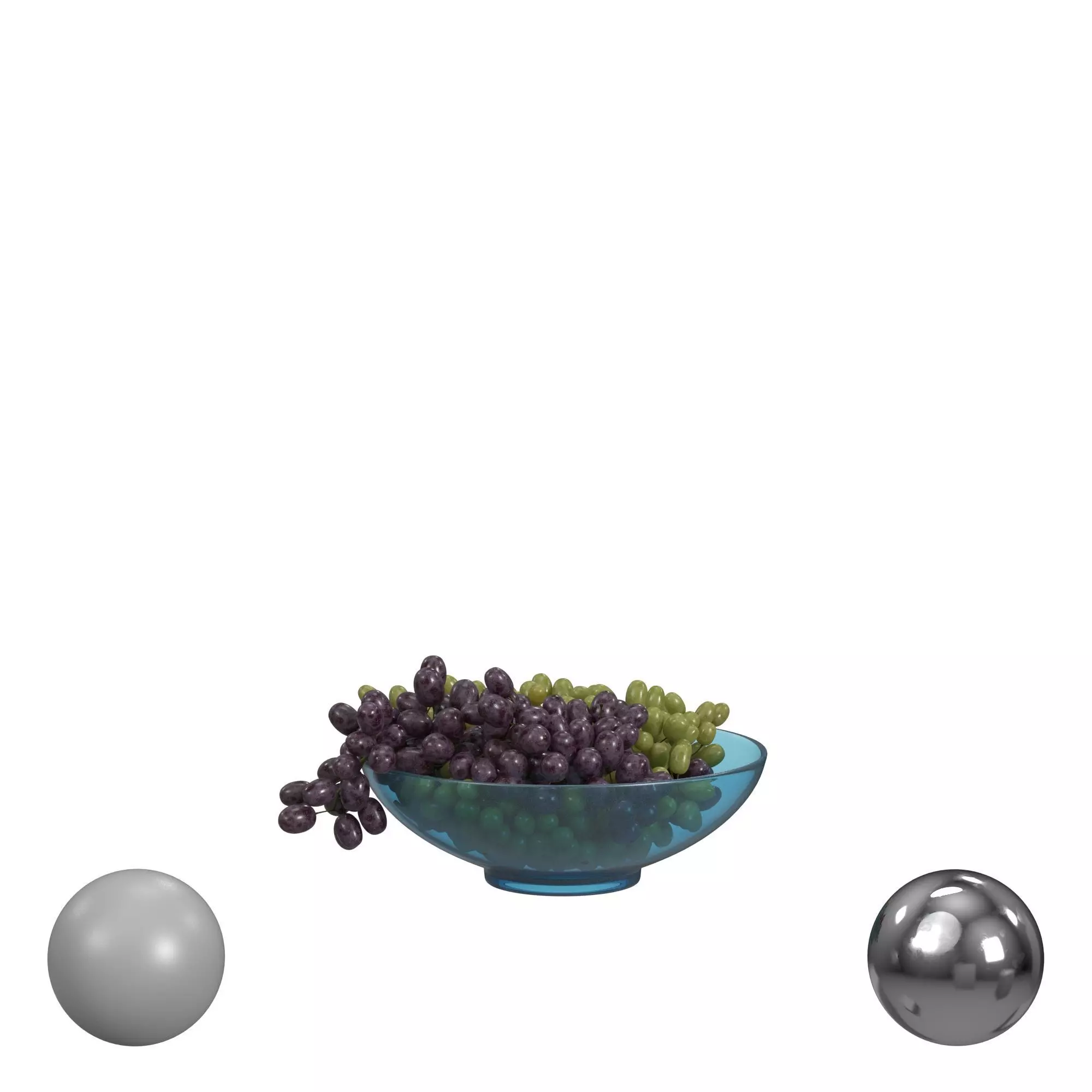 grapes decor 3D model_0