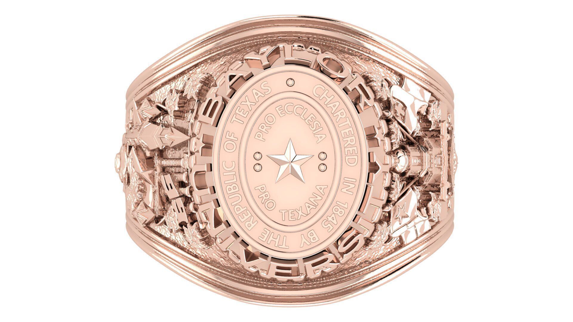 Champion Ring 3D print model_6