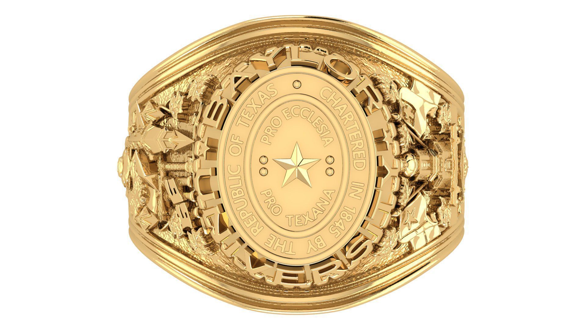 Champion Ring 3D print model_1