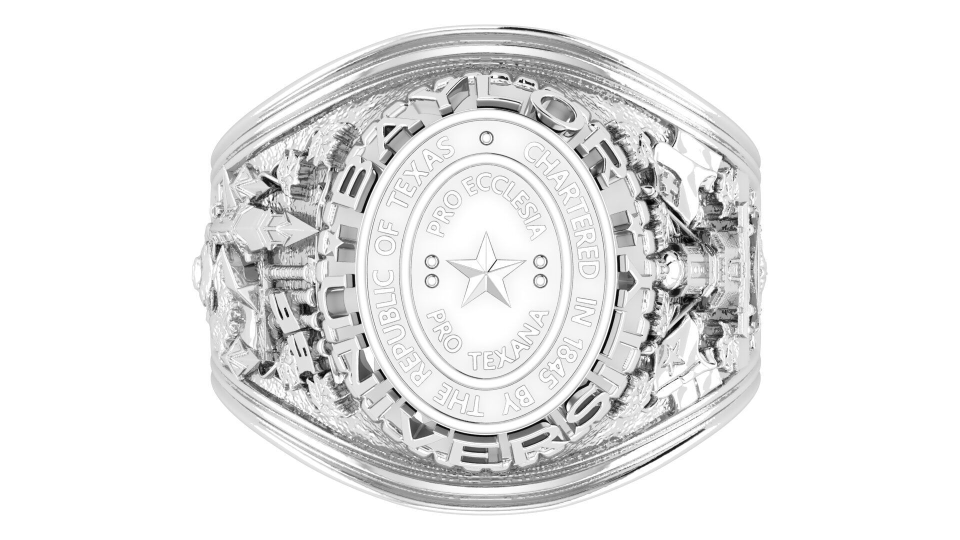 Champion Ring 3D print model_3