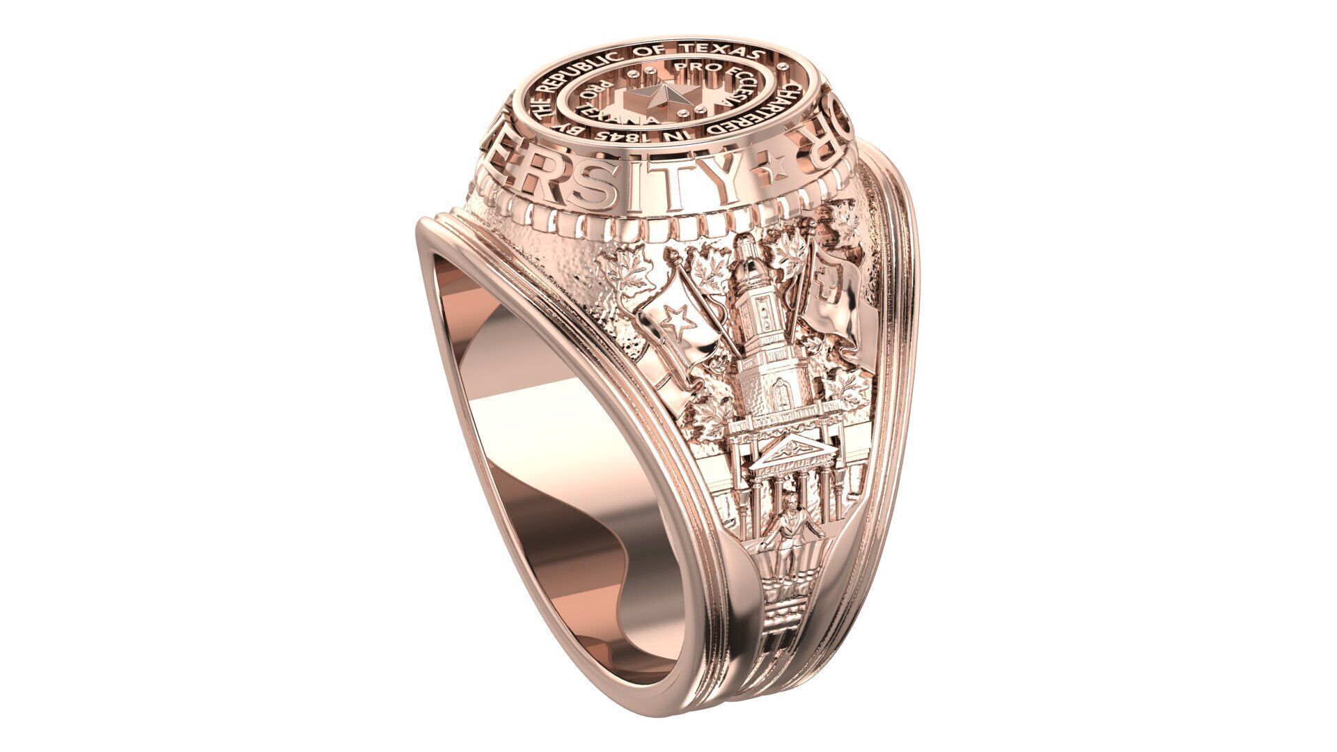 Champion Ring 3D print model_8