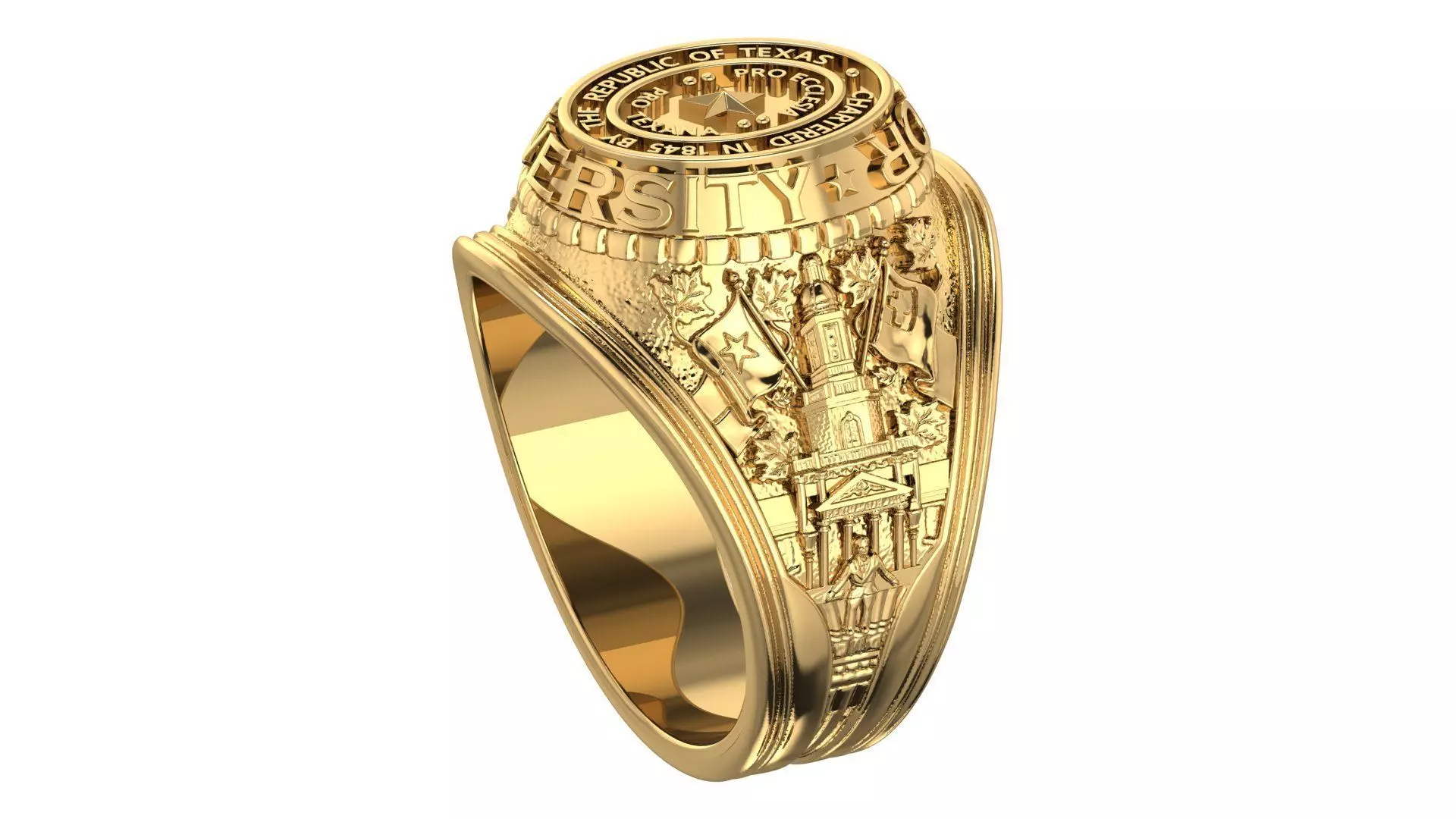 Champion Ring 3D print model_0