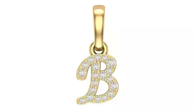 Alphabet Latter hiphop Pendent 