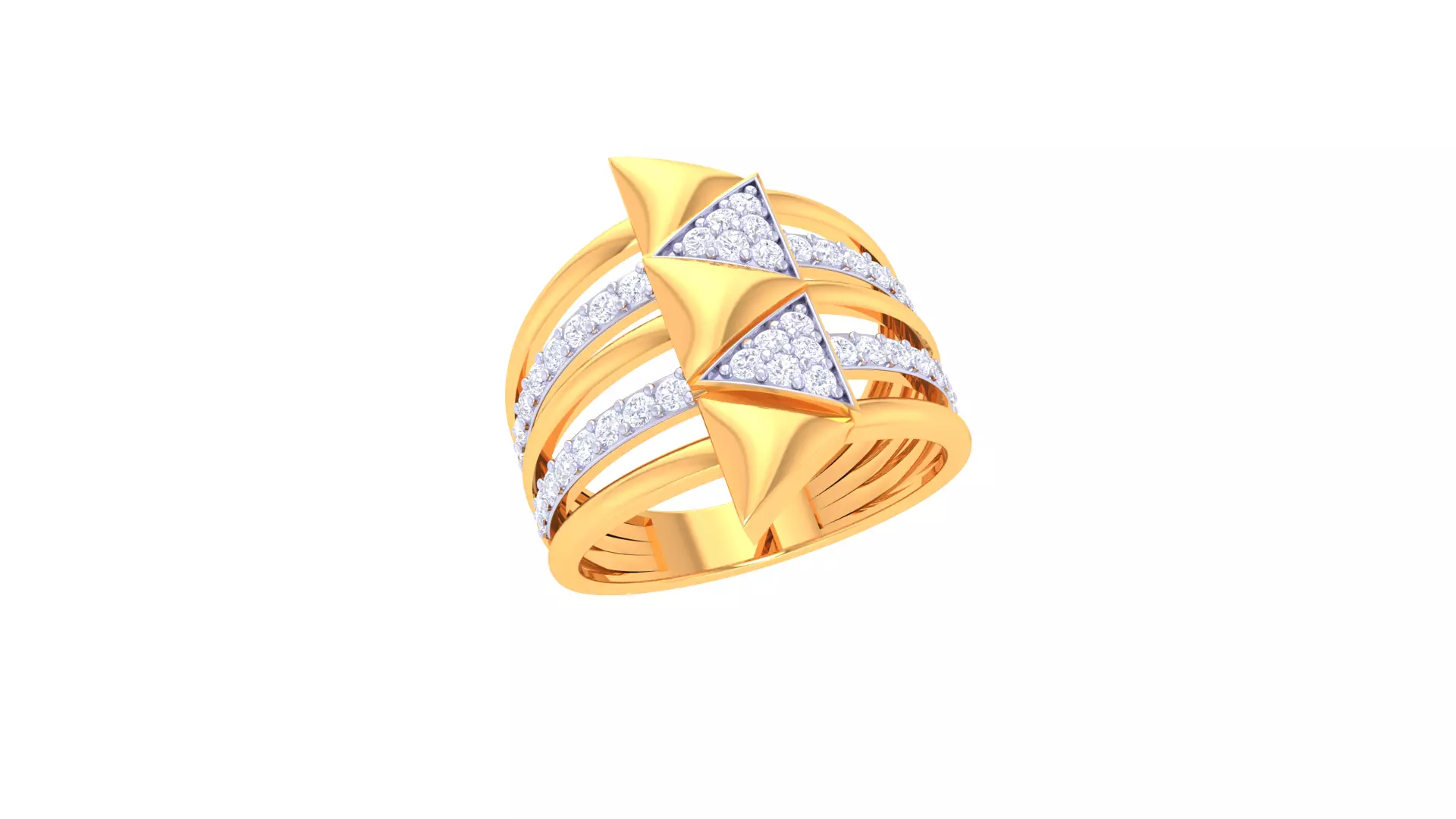 Women Ring Render 3dm STL OBJ FBX Details 3D print model_0