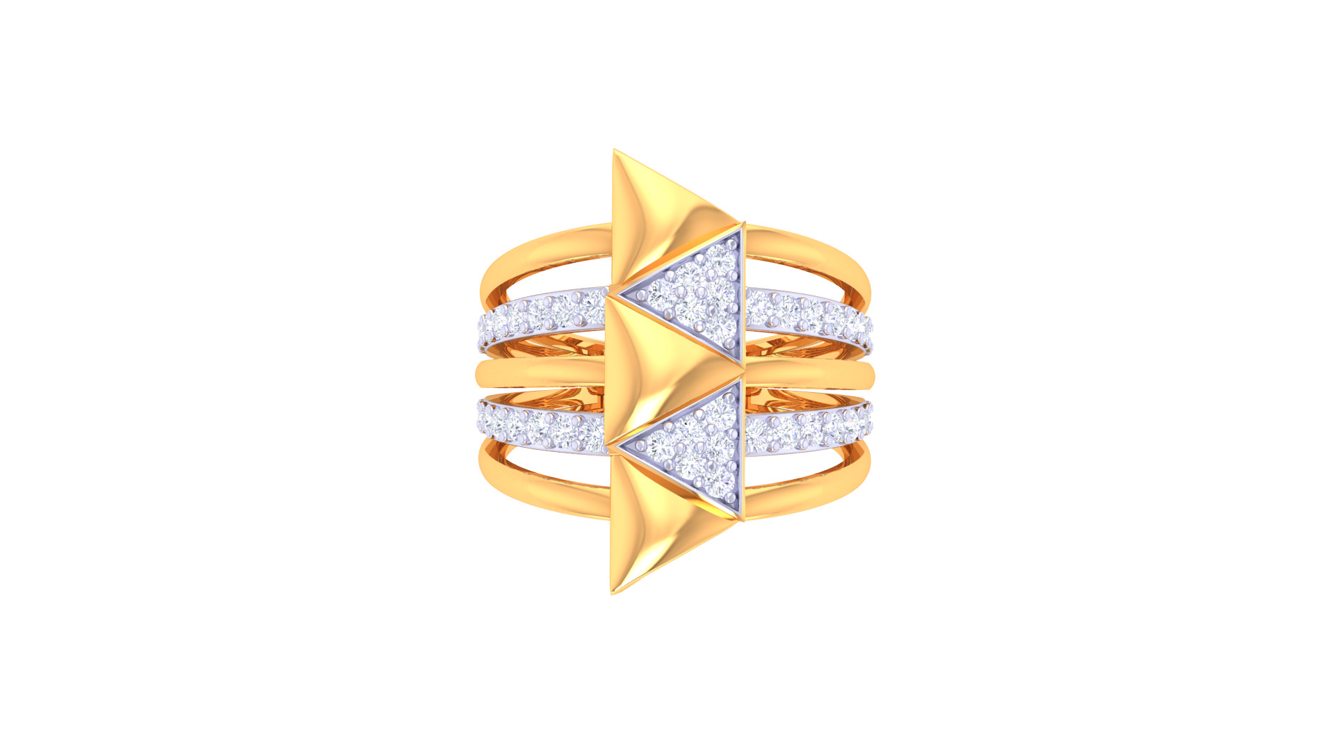 Women Ring Render 3dm STL OBJ FBX Details 3D print model_3