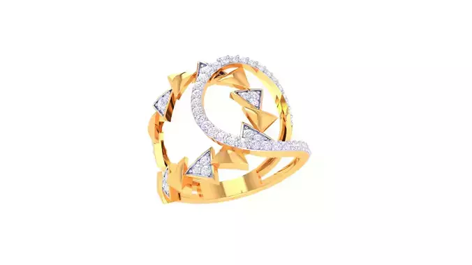 Women Ring Render 3dm STL OBJ FBX Details 