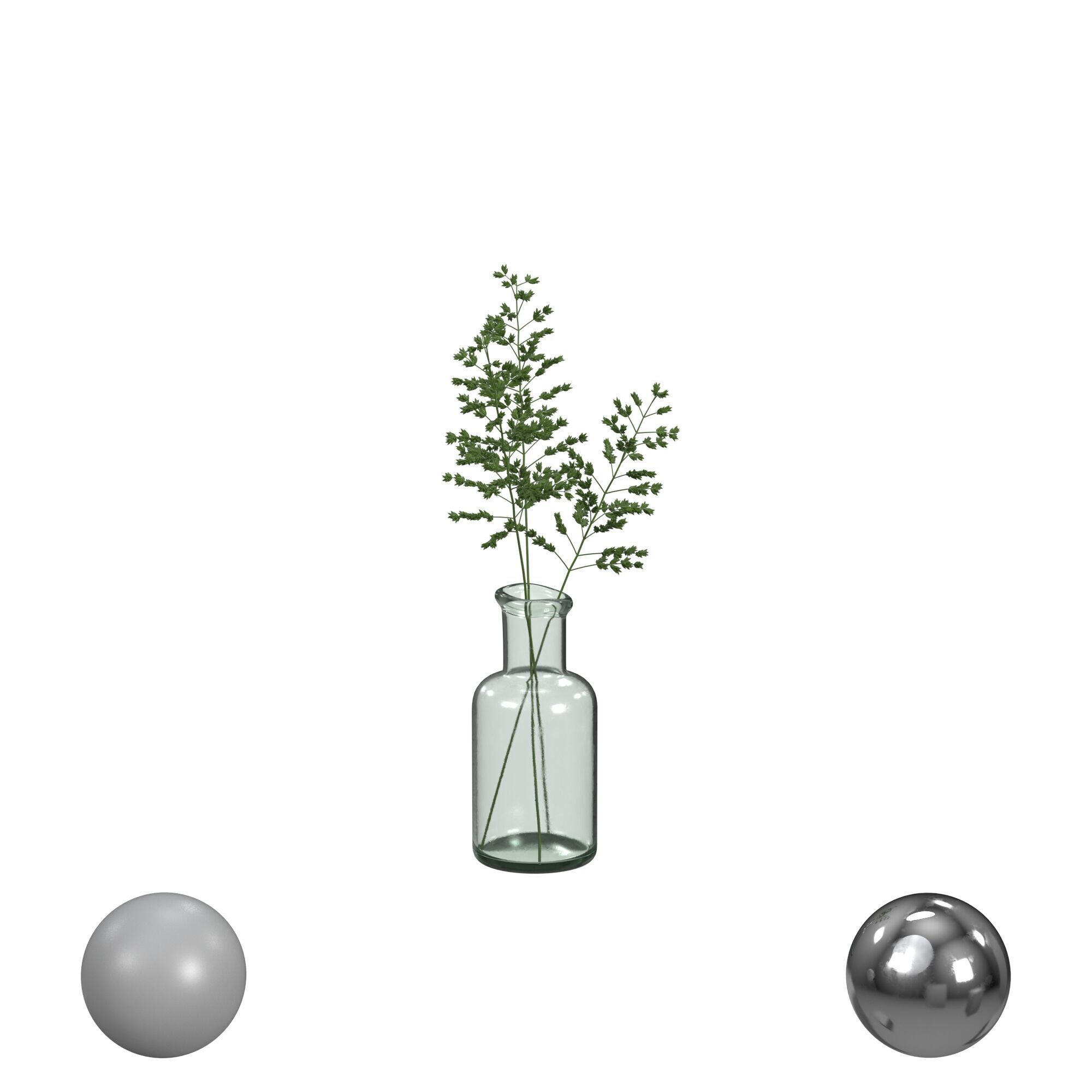 Grass plant 3D model_1