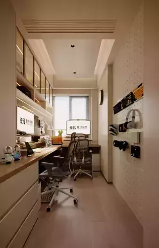 Modern entertainment game room  e-sports room  office 3D model