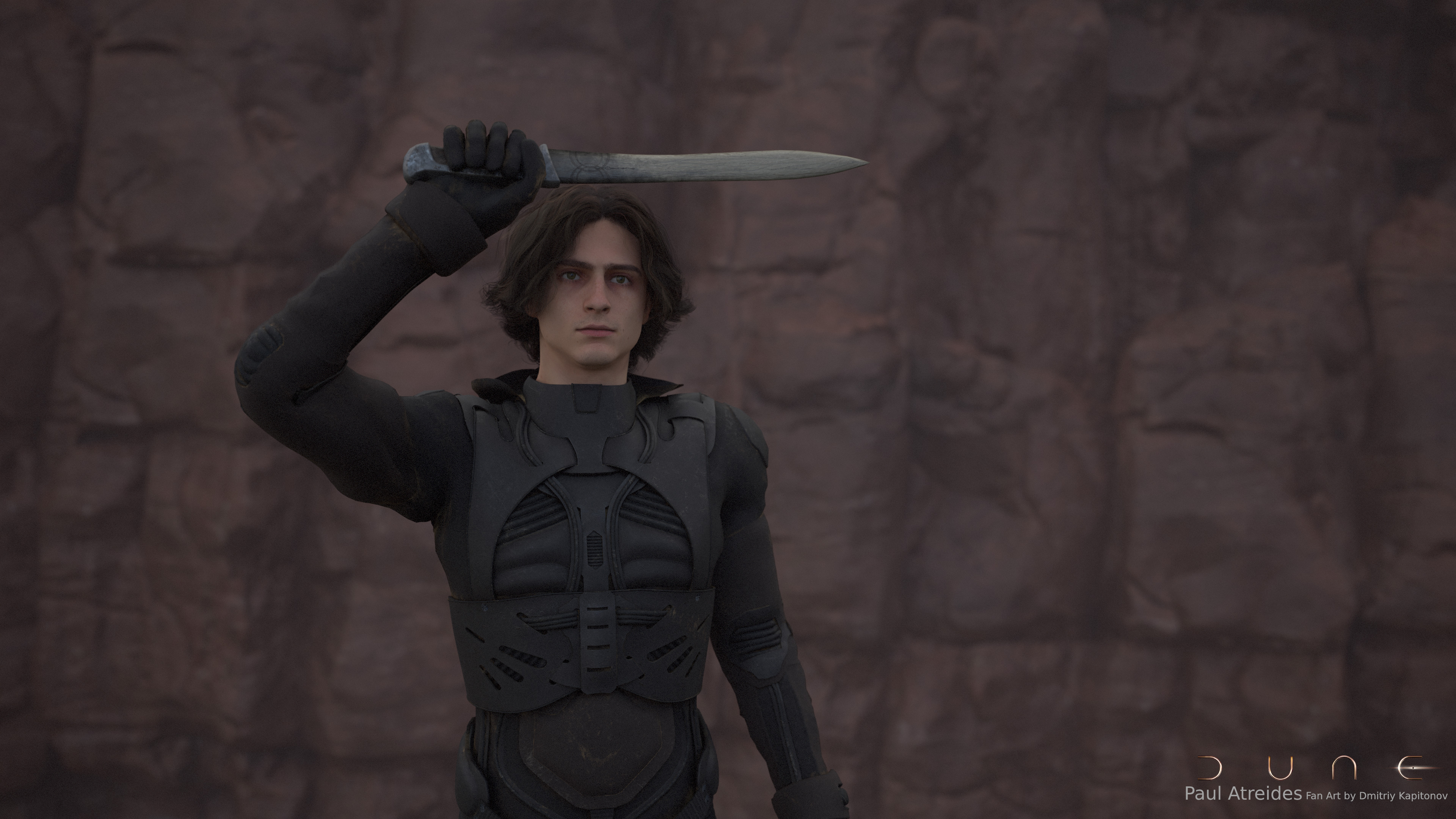 Paul Atreides Dune Character 3D model_2
