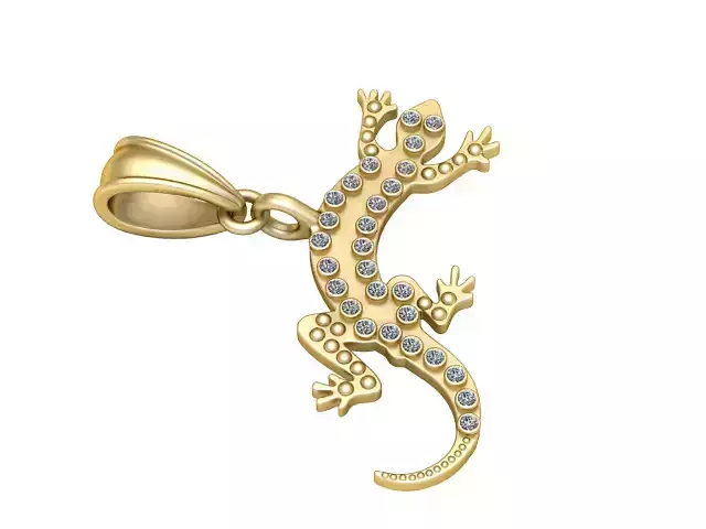 LIZARD INSECT PENDANT 3D PRINTABLE MODEL 