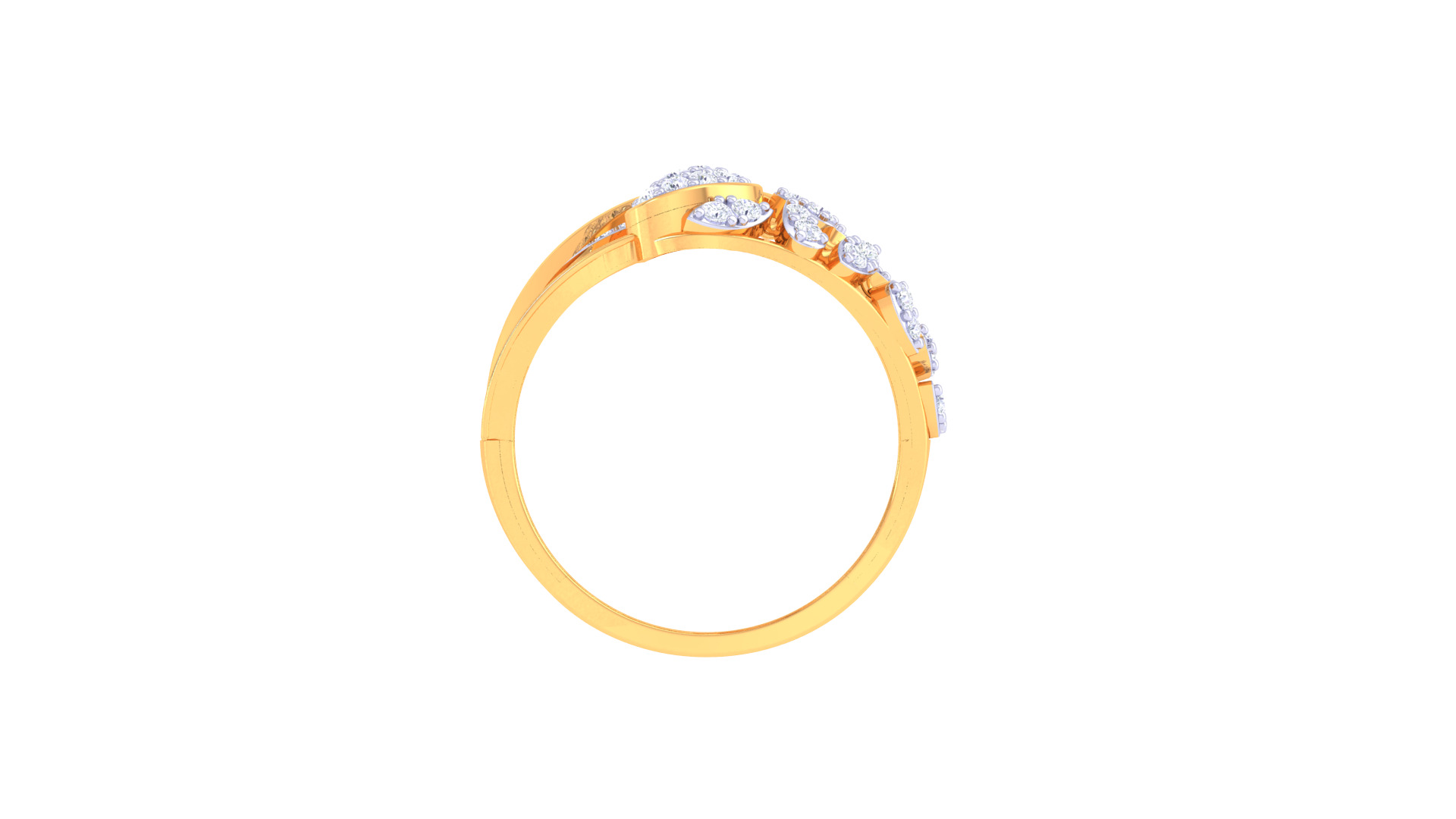 Women Ring Render 3dm STL OBJ FBX Details 3D print model_4