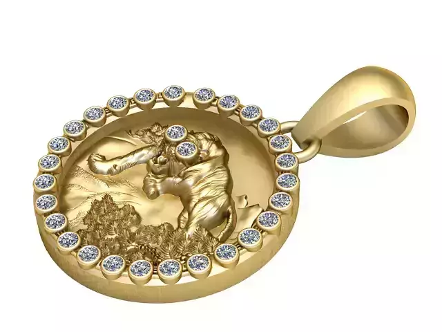 FROG AMPHIBIAN PENDANT 3D PRINTABLE MODEL 3D print model