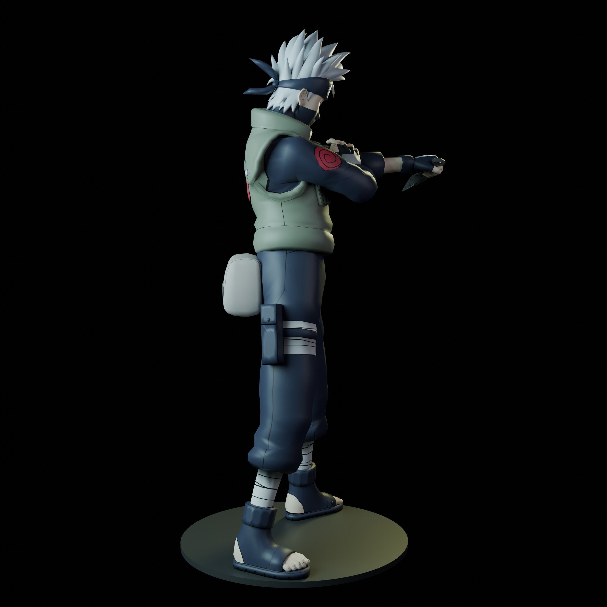 Hatake Kakashi 3D print model_8