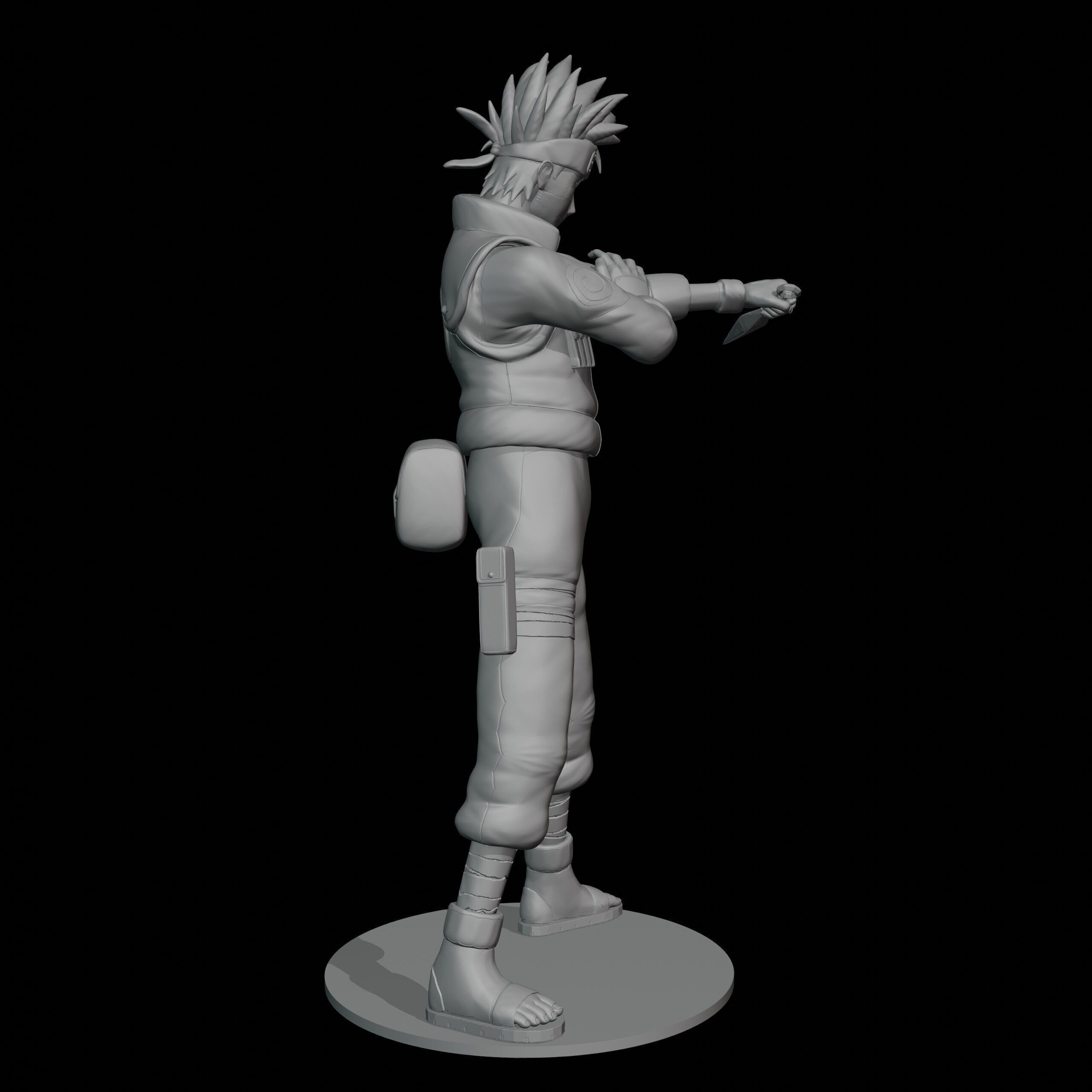 Hatake Kakashi 3D print model_9