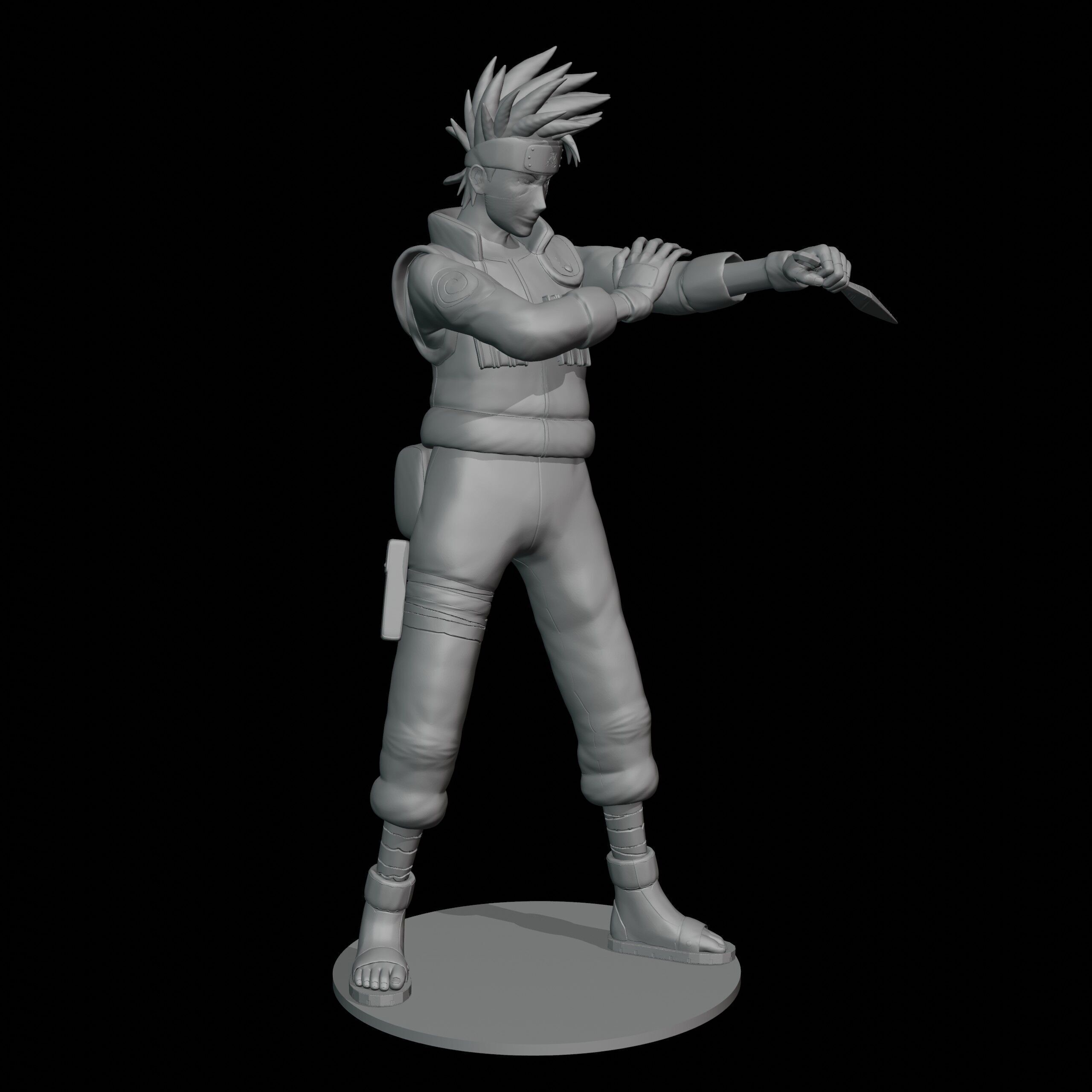 Hatake Kakashi 3D print model_11