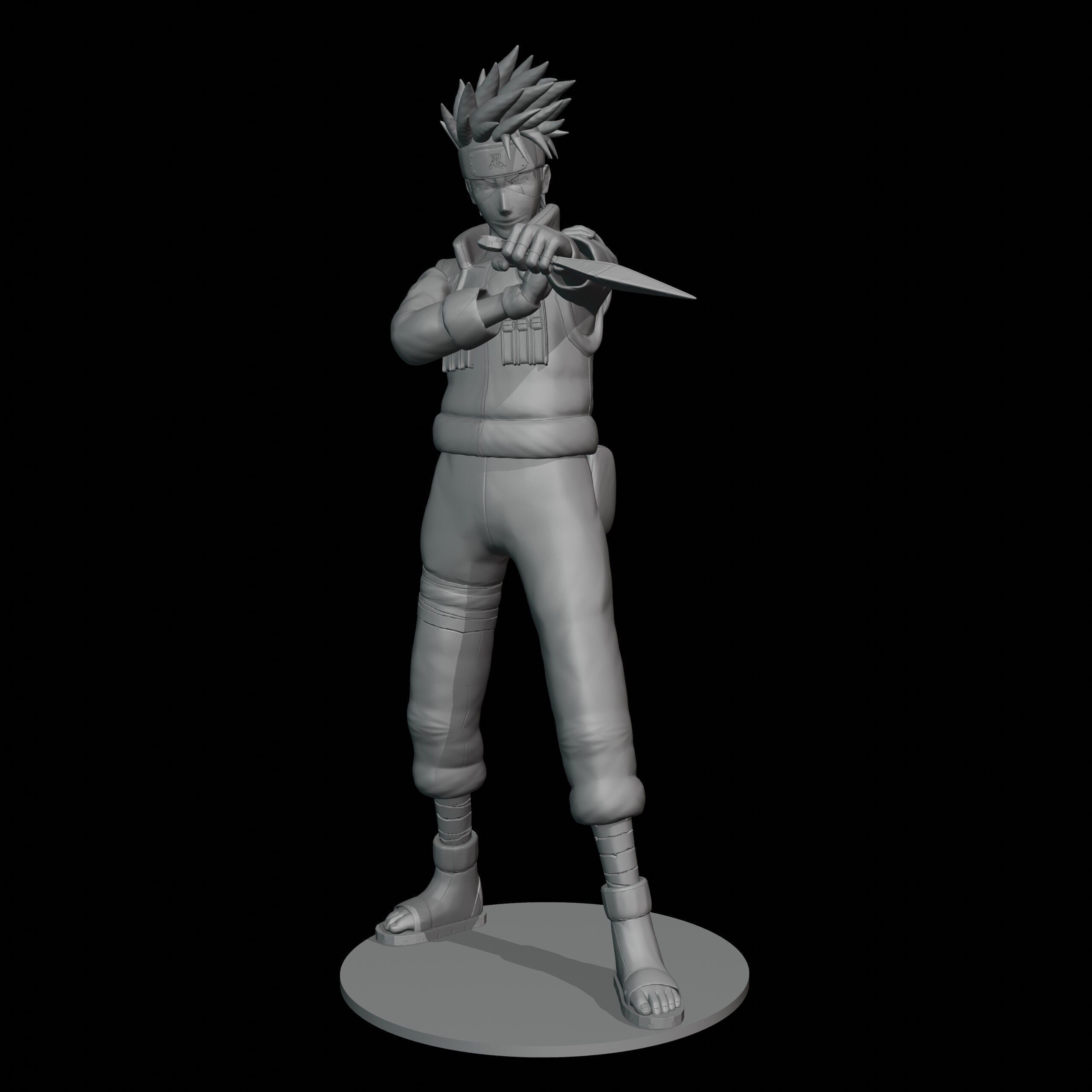 Hatake Kakashi 3D print model_1