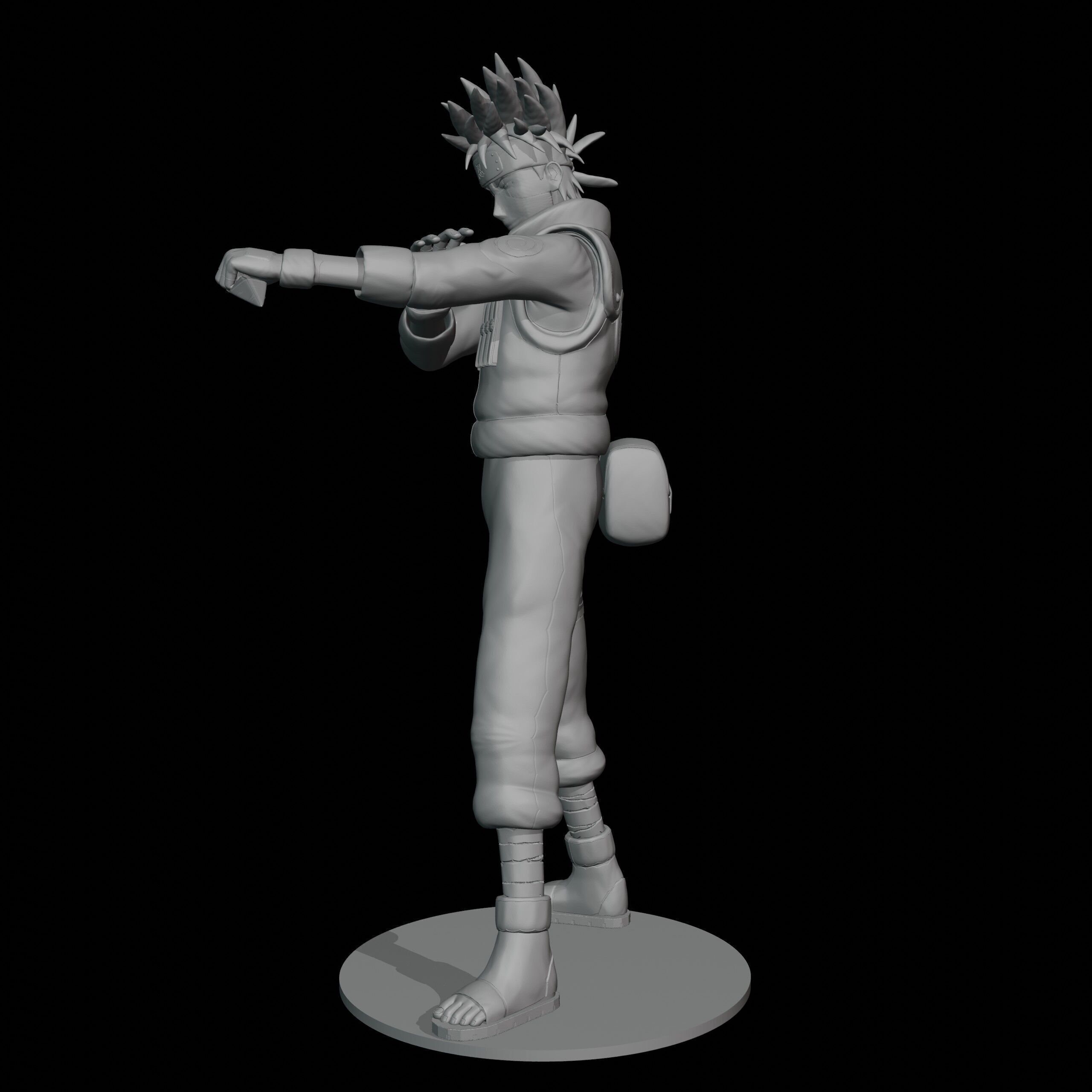 Hatake Kakashi 3D print model_3