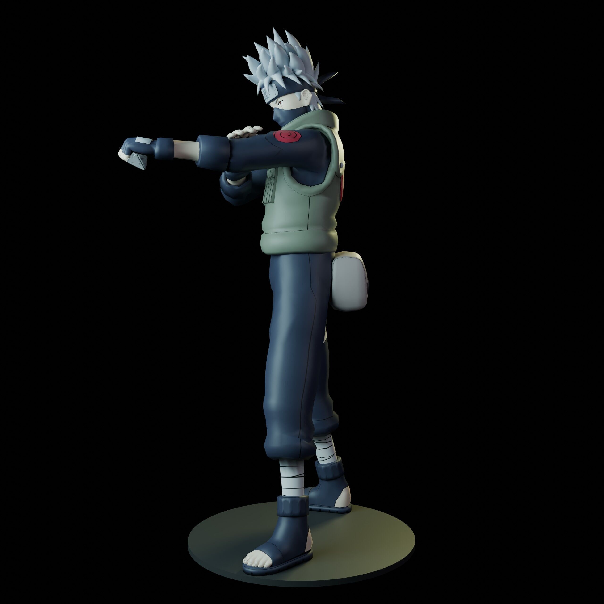 Hatake Kakashi 3D print model_2
