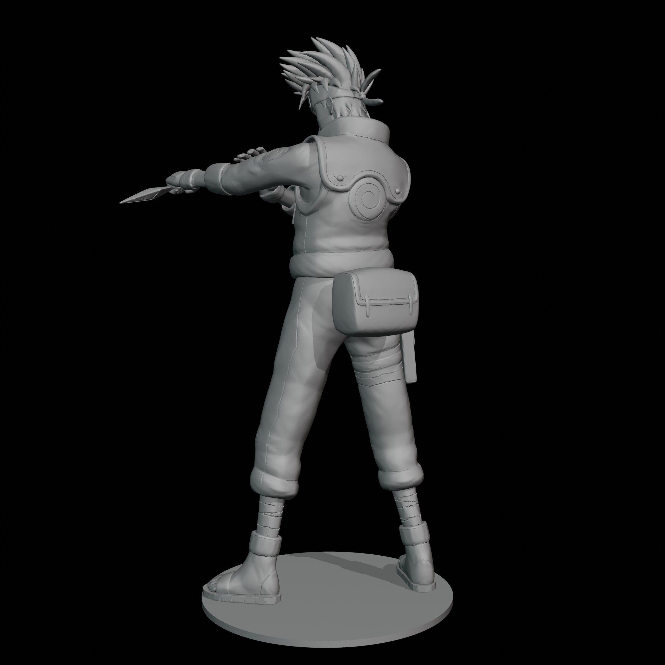 Hatake Kakashi 3D print model_5