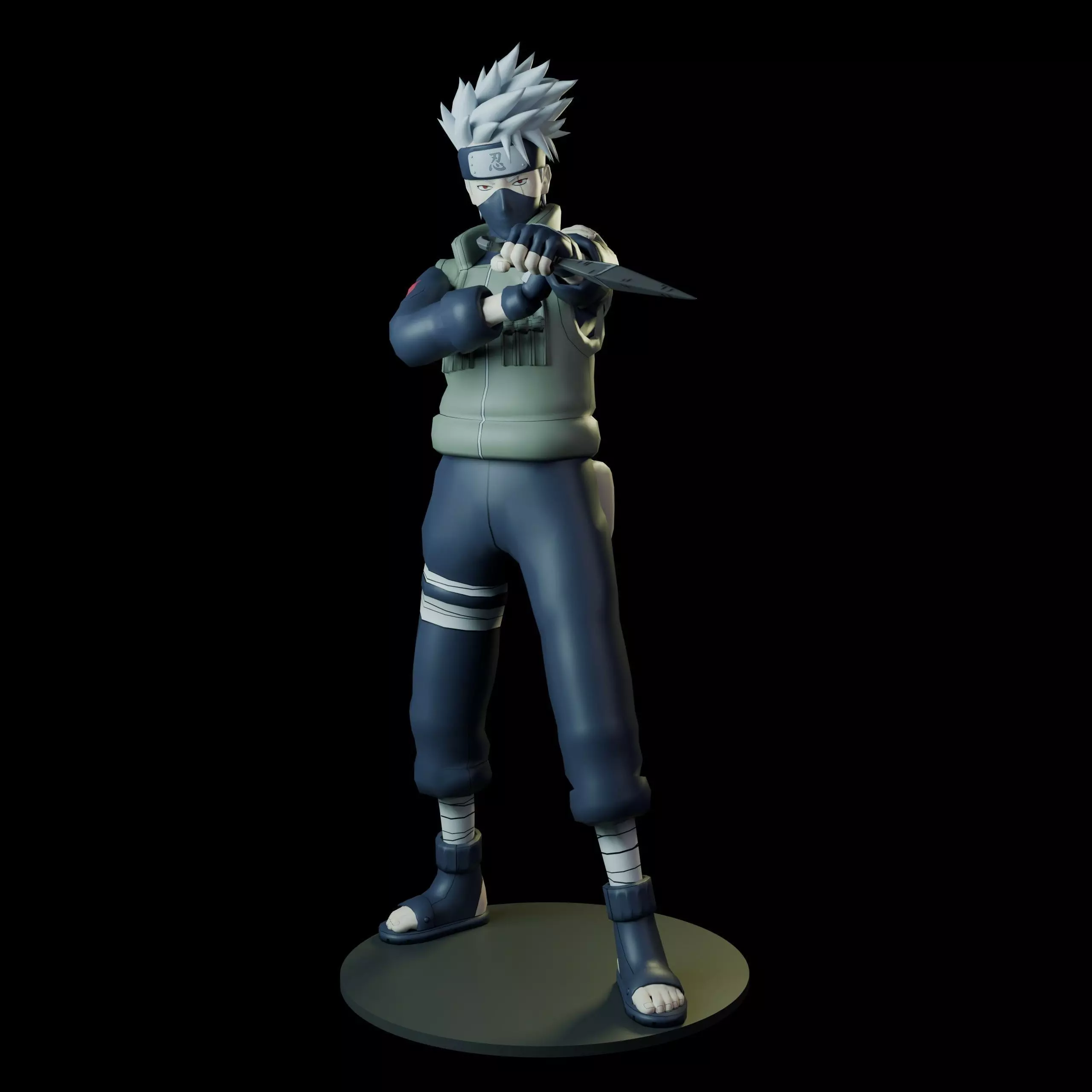 Hatake Kakashi 3D print model_0