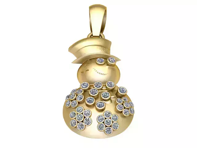 CHRISKMAS DAY PENDANT 3D PRINTABLE MODEL 