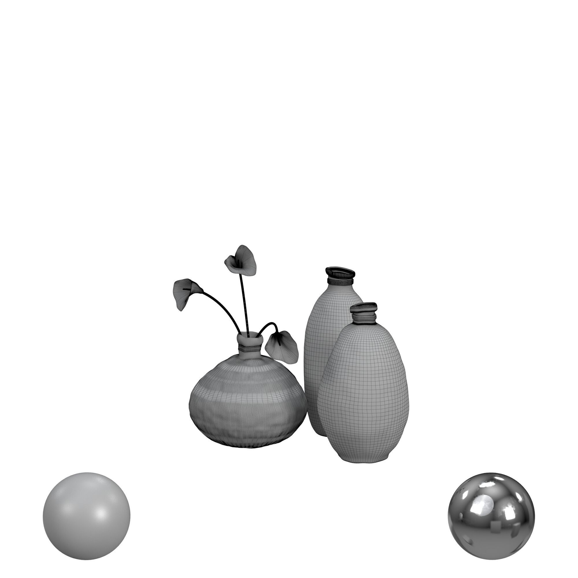 Vases 3D model_3
