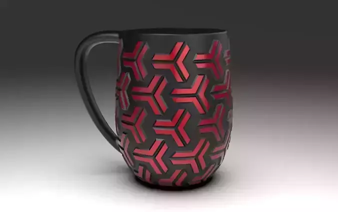 A beautiful and attractive 3D mug