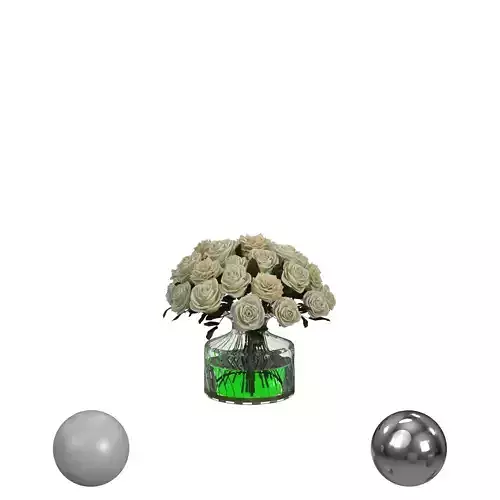 bouquet of roses 3D model