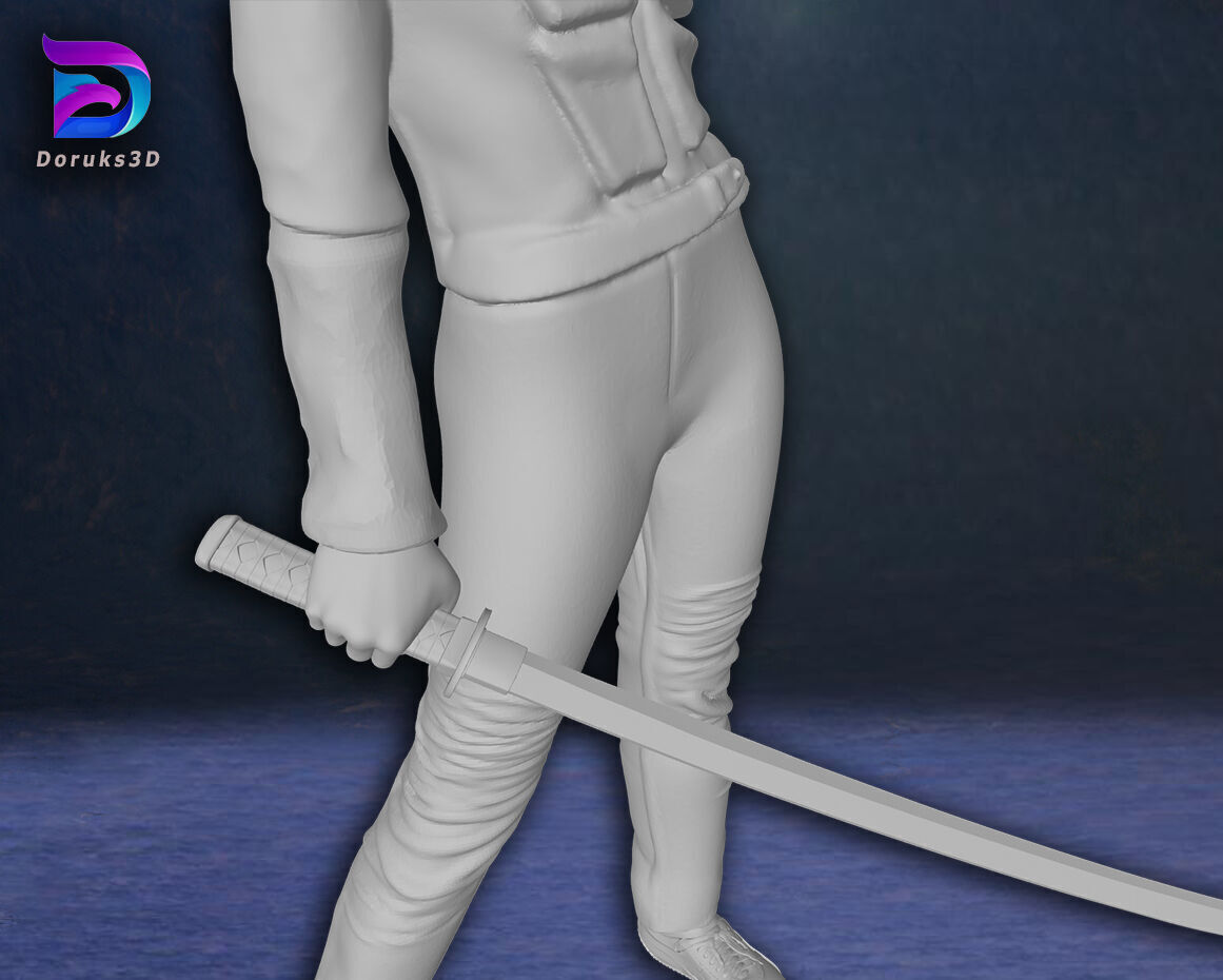 Kill Bill Uma Thurman Action Figures Custom 3D Print Model 3D print model_10