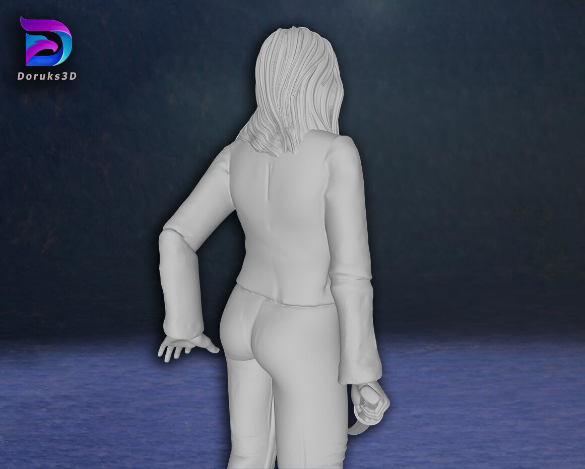 Kill Bill Uma Thurman Action Figures Custom 3D Print Model 3D print model_8