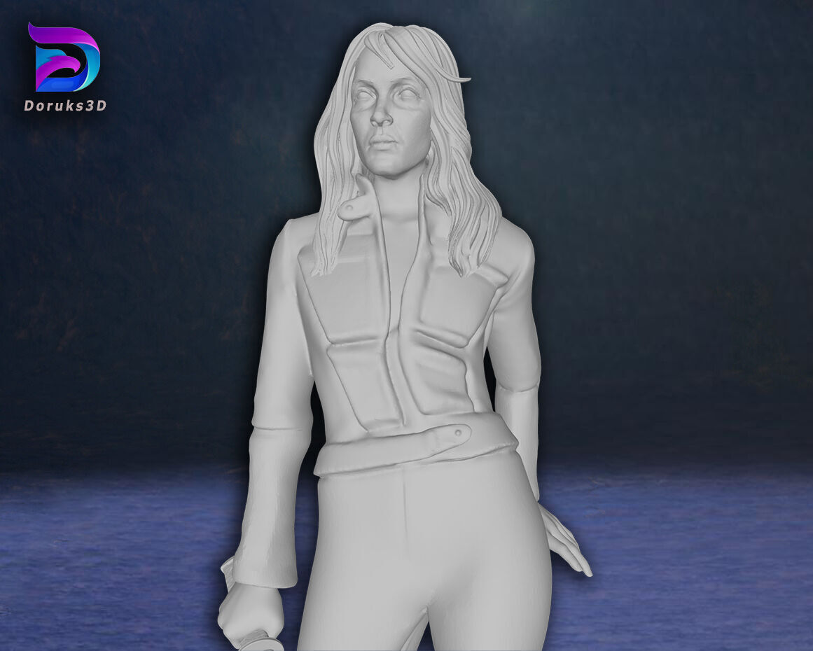 Kill Bill Uma Thurman Action Figures Custom 3D Print Model 3D print model_6